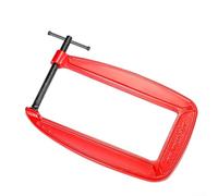 MeevrgR Heavy-Duty G-Clamp - 110mm Jaw Opening, 305mm Throat Depth - Industrial Cast Iron - Rust-Resistant Finish(d)