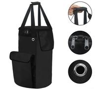 MeevrgR Heavy Duty Water Resistant 20lb Propane Tank Cover Bag with Side Flap for Hose Access and Mesh Pockets for Outdoor Use