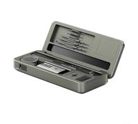 MeevrgR HS-02A / HS-02B Portable Soldering Station - 100W Fast-Heating CNC Aluminum Kit - 0.96" Color Screen - PD/QC/DC Power Includes Storage Box & Tips(HS-02A Standard)