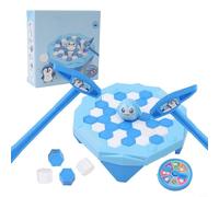 MeevrgR Interactive Gameplay with for MINI Ice Breaking Game Fun Penguin Trap Challenge for Children (Blue)