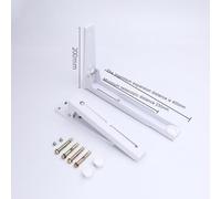 MeevrgR Kitchen Wall Mounted Microwave Oven Stand Retractable Kitchen Wall Suitable for a Maximum Extension You can Buy with Confidence Designed for Long Lasting use with Proper(White)