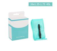 MeevrgR Lightweight TPU Mountain for Bike Inner Tube for 26 and 27.5 Inch Wheels with Presta Valve, Blue-Green 26x1.25-1.75/45L