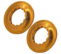 MeevrgR Locking for RING for Center Lock Hub, Compatible with Disc Brake Rotor - Aluminum Alloy Center Locking Rings, Internal Mounting, 9/12/15mm Thru Axle, Black/Red/Blue/Gold/Multicolour Golden