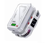 MeevrgR Magnetic Phone Cooler Fan With Rechargeable Battery, Semiconductor Cooling Fan For Smartphones, 3000MAh 5800 RPM 7-Blade Power Display TYPE-C Charging Port 56X44mm(3000mah)