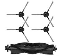 MeevrgR Main Brush and Side Brushes Kit for Cleanova W7/W11 W15 Vexilar Robot Vacuum, Easy Installation Replacement Parts for Pet Hair and Hygienic Floors