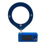 MeevrgR Mini SI4732 Radio - 1.9-inch IPS Screen, for DSP Chip, Long Battery Life, Portable Antenna, DAB Technology(Blue-Ring)