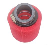 MeevrgR Motorcycle Air Filter - High Flow Washable Sponge Filter (Red/Blue), Replacement for Most Bike Models, Easy to Install & Clean, Performance Upgrade(Red straight 38mm)