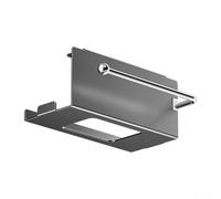 MeevrgR No-Drill Wall Mount Kitchen Paper-Towel Holder, Carbon Steel Rustproof Roll Dispenser with Wide Opening, Fits Kitchen Rolls & Wipes, Grey