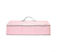 MeevrgR Padded Dust Cover for Cricut Maker 4 Explore 4 Maker 3 Explore 3 Air 2, 21"x6.7"x5.9" Quilted Nylon Case, Protects from Dust & Scratches(Pink)