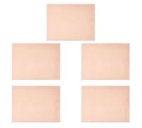 MeevrgR PCB Copper Foil Board 5pcs 20x30cm 1.5mm FR4 Single Sided Copper Clad for Electronics Hobby Etching Circuit Experiment