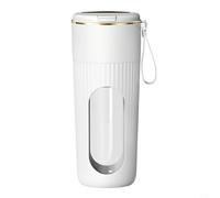 MeevrgR Portable Electric Juicer Cup with Wireless Charging Pulp Separator for Fruits Vegetables Smoothies Home Office Travel(HL02 White)