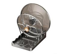 MeevrgR Pot Lid Holder And Spoon Rest Combination For Kitchen Countertop To Hold Pot Lids And Cooking Utensils In One Convenient Spot(B)