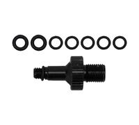 MeevrgR Rear Shock Air Pump Valve Adapter Tool for RockShox Monarch and DT XMM, Compatible with MARZOCCHI IFP, Aluminum Alloy Shock Pump Accessory, Black/Red Black