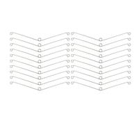 MeevrgR Recessed Lighting Spring Clips 20 Pcs and 40 Pcs Pack Metal Light Spring Clamps for Surface-Mounted Downlights, 7.9 Inch with 0.05 Inch Wire Diameter, Compatible with Most Lamp Fixtures 20pcs