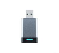 MeevrgR Reliable Wireless Connection Adapter for Seamless Use of For Carplay & For Android Auto in Your Vehicle (Grey)