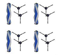 MeevrgR Replacement Brushes Kit fits for Deebot N20, Main and Side Brushes for ECOVACS N20 Plus N20 Pro Plus, Vacuum Maintenance Parts for Effective Floor Cleaning Performance(12)