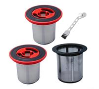 MeevrgR Replacement Filter Kit for Bosch Series 7 Cordless Vacuum - 12040193 Compatible - Washable Stainless Steel Pre-Filter + Microfleece HEPA(A)