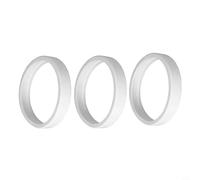 MeevrgR Replacement Tires for Polaris Pool Cleaners, White Rubber C10 Wheels Compatible with 180 280 360 380 Models, Swimming Pool Maintenance Accessory(3pcs)