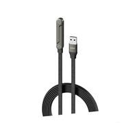 MeevrgR Sideways Phone Charger with Built-in Stand - 1.5m for Braided USB-C/Lightning Cable, Black(65W A-C)