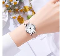 MeevrgR Sleek Women's Quartz Watch with Charming Design and Slim Leather Strap Perfect for Day to Night Looks (Kachi)