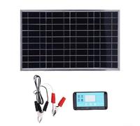 MeevrgR Solar Panel Kit 200W, Outdoor Design, Aluminum Frame, Charge Controller Included, 12V/24V System, for RV, Off-Grid, Home Garden Use