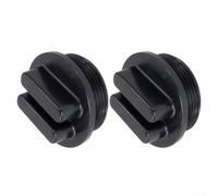 MeevrgR Swimming Pool Filter Drain Cap 1.5 Inch MIP Thread With O-Ring Replacement For Hayward SP1022C Compatible With Clean Clear/Predator Above Ground Pool System(Black)
