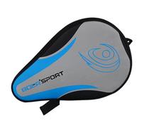 MeevrgR Table Tennis Racket Bag for Paddle Protection, Oxford Cloth with Foam Padding, Waterproof Portable Case with Handle, 28 x 17 x 3 cm Blue