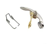 MeevrgR Trumpet Drain Valves Replacement Kit - Copper & Silicone Components | Wear-Resistant Water Key & Spring for Efficient Repair, Stable Performance(Large)