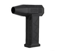 MeevrgR Turbo Fan with LED Lighting - 130,000 RPM and 52 m/s, Portable Rechargeable Cooling Device for Home, Office & Outdoor Use(Black)