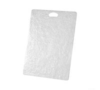 MeevrgR Ultra-Thin Titanium Cutting Board, Anti-Rust Chopping Board for Meat Vegetable Fruit, Smooth Easy Clean Kitchen Tool, Flexible Slim Food Prep for surface for Home and Travel, Silver 29x39cm