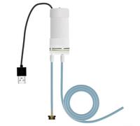 MeevrgR USB Mini Water Pump - 4L/min Flow Rate 5V Quiet Submersible Pump for Aquariums, Hydroponics & Fountains(1Meter)