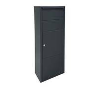 MEFA Hazel 477 477550M Parcel Letter Box Large Special Slot Post Parcel 104.3 x 38.5 x 23 cm Grey