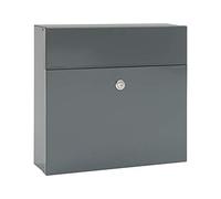 MEFA Serenade 161 161500DE Letterbox with Security Lock 400 x 350 x 140 mm Grey