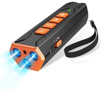 MEFELE CLN Anti Barking Device,Rechargeable Ultrasonic Dog Repeller,up to 23 Ft Effective Control Range,Portable Indoor&Outdoor Dog Training Clicker&Behavior Aids,Safe for Human&Dogs