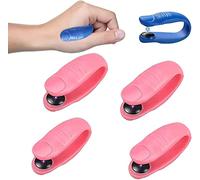 MEFESE Sugar Control LI4 Acupressure Point Clip, Clip to Lower Blood Sugar, Acupressure Hand Pressure Point Clip Migraine Relief Clip for Migraine Tension Anxiety Pain Relief (Color : Pink-4pcs)