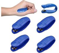 MEFESE Sugar Control LI4 Acupressure Point Clip, Clip to Lower Blood Sugar, Acupressure Hand Pressure Point Clip Migraine Relief Clip for Migraine Tension Anxiety Pain Relief (Color : Blue-4pcs)