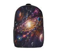 MEFESE Universe Planet 3D Printed Children's School Backpack for Kids High Capacity Travel Rucksacks Book Bags Kids School Bag Back Pack Backpacks Bookbag 17inch