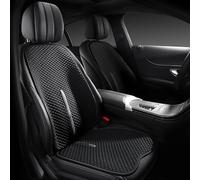 MEFFEE Car Seat Cover Sets for Nissan Elgrand 2002-2004 (E51), Ice Silk Seat Cushion Protector Summer Breathable Non-Slip Comfortable,Black-Front Row 2pcs