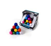 Meffert's Pyraminx Marble Brain Teaser Puzzle, Colourful and Educational 3D Triangle Puzzle for Adults Kids Boys Girls Fidget Toy Stress Relief Puzzle Cube