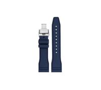 Mefloar Fit for TAG HEUER Carrera/Monaco/Aquaracer Watch band Rubber Unisex 20mm 22mm(A-Dark Blue,22mm)