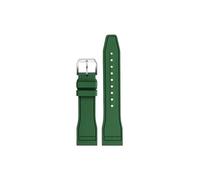 Mefloar Fit for TAG HEUER Carrera/Monaco/Aquaracer Watch band Rubber Unisex 20mm 22mm(Green,22mm)