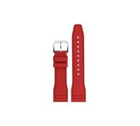 Mefloar Fit for TAG HEUER Carrera/Monaco/Aquaracer Watch band Rubber Unisex 20mm 22mm(Red,20mm)