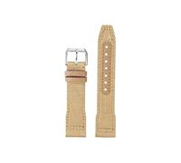 Mefloar Nylon Watch band Fit for IWC Pilot Mark 18 Spitfire fighter jet Portugal IW377714 IW327004 IW377709 IW388101(Khaki Silver,20mm)