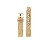 Mefloar Nylon Watch band Fit for IWC Pilot Mark 18 Spitfire fighter jet Portugal IW377714 IW327004 IW377709 IW388101(Khaki Gold,20mm)