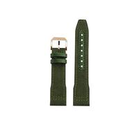 Mefloar Nylon Watch band Fit for IWC Pilot Mark 18 Spitfire fighter jet Portugal IW377714 IW327004 IW377709 IW388101(Army Green Rose Gold,20mm)