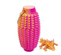 mefocou 3D Printed Dragons - Animal Charm | 3D Printing Fidget Stress Reduction Portable Decorations for Bag Home Birthday Adults Kids