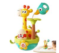 mefocou Bath Toys | Flower Blooming Water Game - Interactive Fun Bathtub Play for Babies Ages 1-3 Water Swimming Bath Time Activities