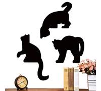 mefocou Black Cat Door Frame Decor,Black Cat Halloween Door Topper - Halloween Ornaments Cute Animal Silhouette for Living Room Entrance Restaurant Nursery
