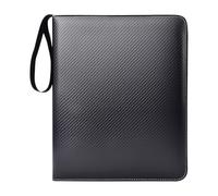 mefocou Card Collecting Binder, PU Trading Card Collector Binder 9-Pocket, Album Folder Organizer with Double-Sided Sleeves for Display Game Travel Kids Men Women Office Sports Photocard