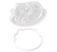 mefocou Cat Baking Mold,Biscuits Cutter Stamp | Cute Easy Demolding Cook Tool Mould for Party Kitchen Home Valentine Festival Wedding Celebration Baking Crafting